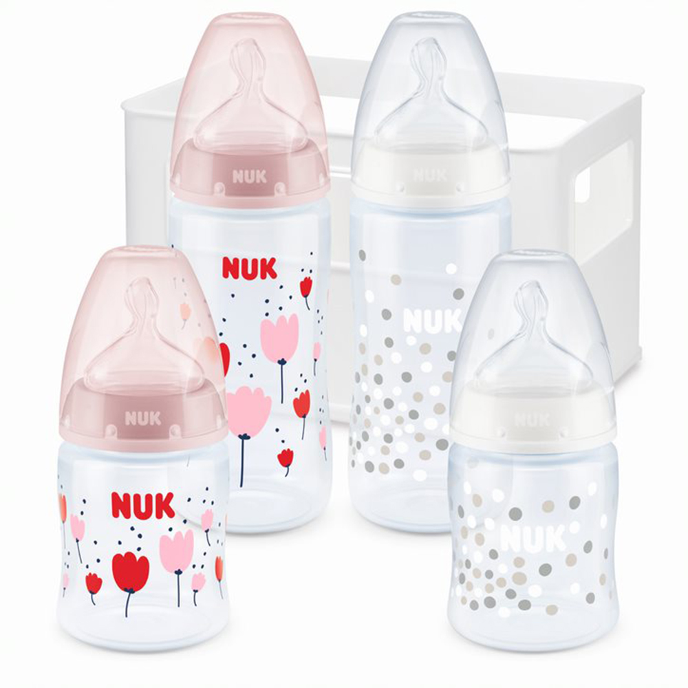 Set Casier FC+ Temperature Control 4 biberons ROSE Nuk