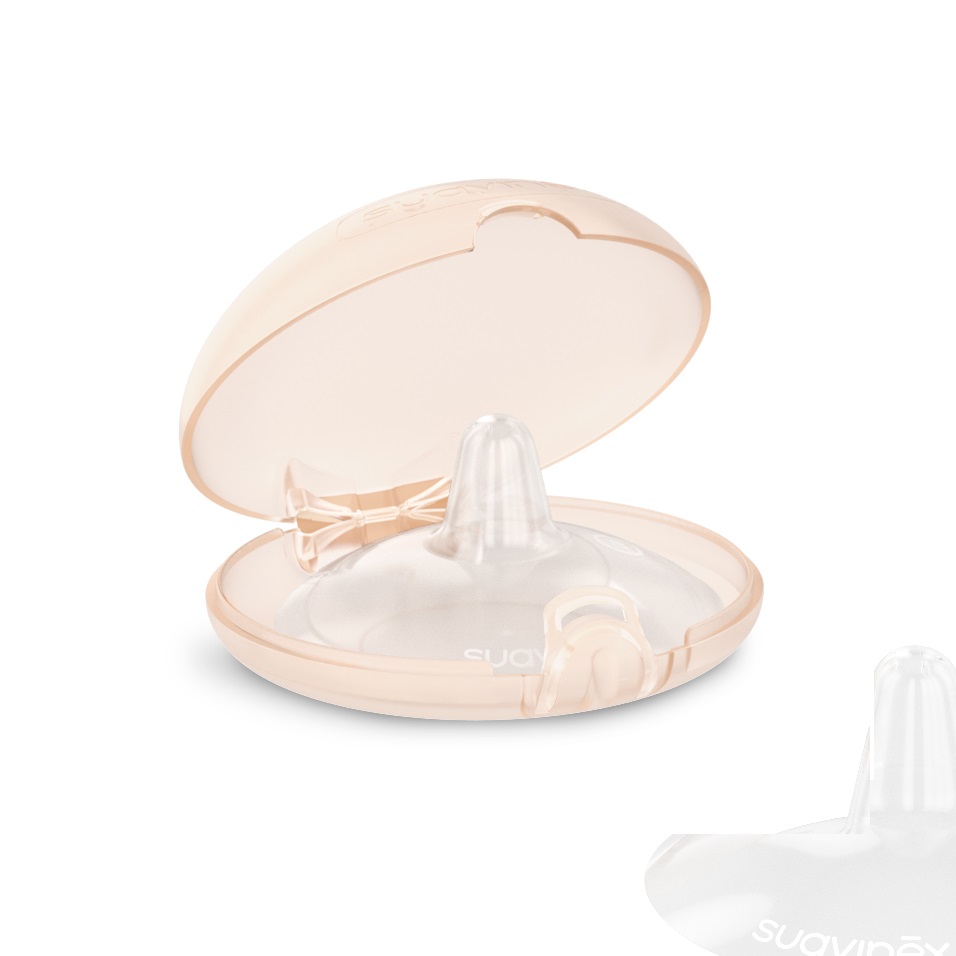 Suavinex - 2 bouts de sein en silicone BEIGE Suavinex