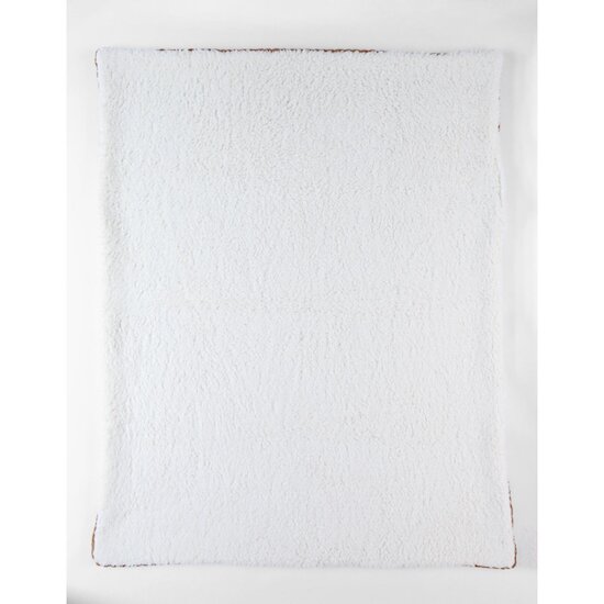 Noukie's Couverture tricot avec sherpa M&M24 Marron 75x100 cm Noukie's Couverture tricot avec sherpa M&M24 Marron 75x100 cm