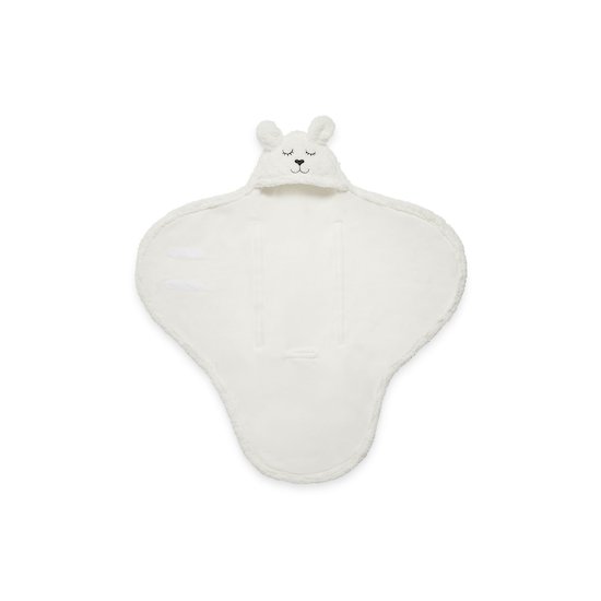 Jollein Couverture portefeuille Bunny Blanc 