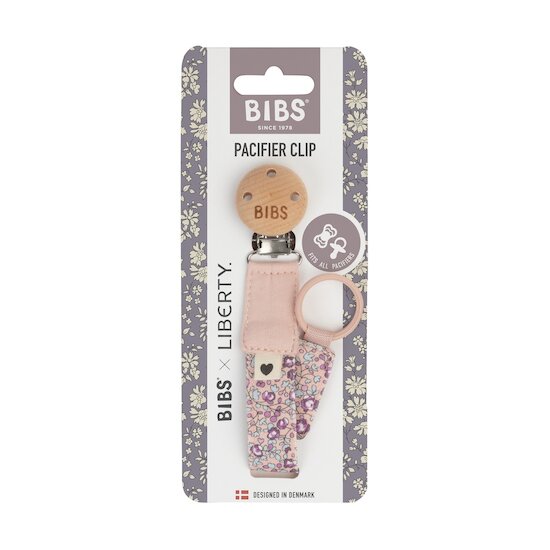 BIBS BIBS x Liberty Attache Tétine Eloise Blush 