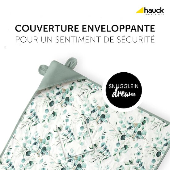 Hauck Couverture Bébé enveloppante Snuggle N Dream Leaves Mint 0-48 mois Hauck Couverture Bébé enveloppante Snuggle N Dream Leaves Mint 0-48 mois