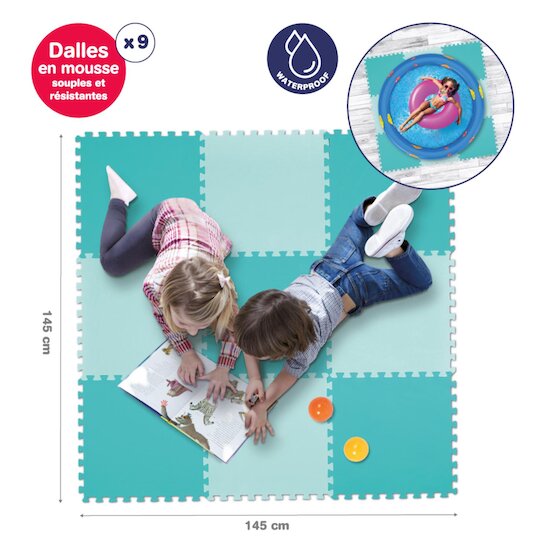 Ludi Tapis de sol XXL Bleu  Ludi Tapis de sol XXL Bleu