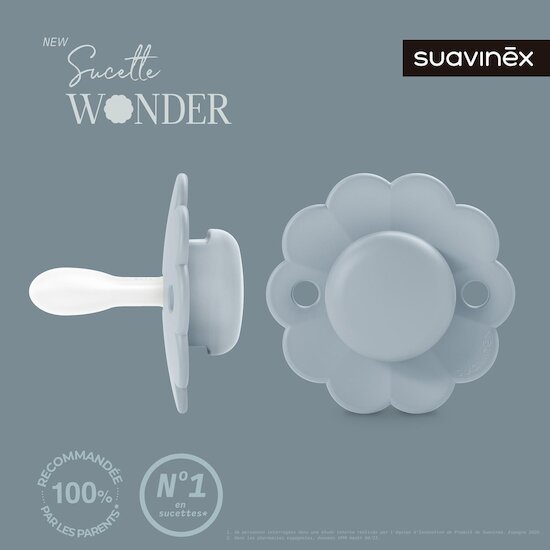 Suavinex Sucette reversible wonder Vert  6-18 mois Suavinex Sucette reversible wonder Vert  6-18 mois