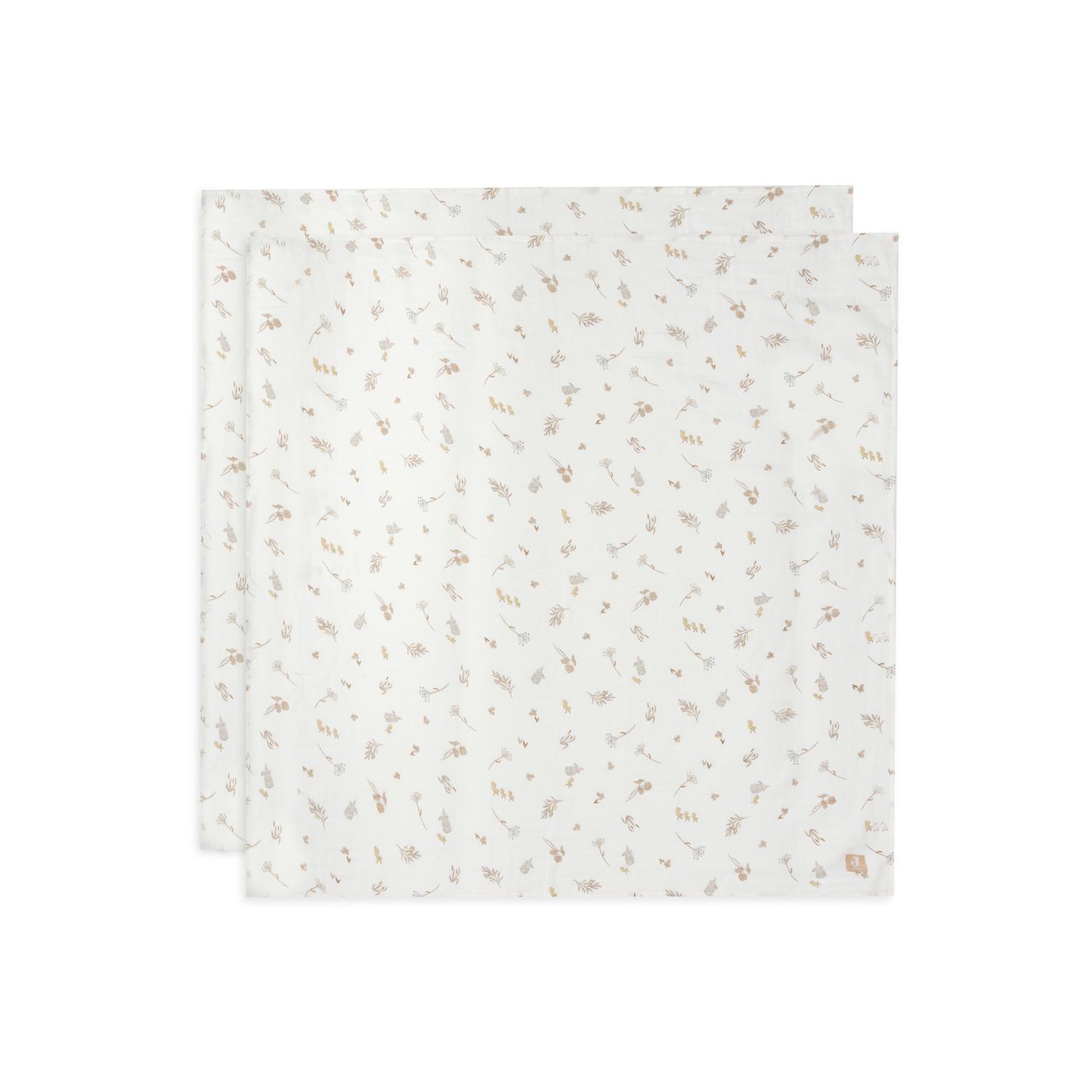 Jollein - Lange Gaze de Coton Riverside Lot de 2 MULTICOLORE Jollein
