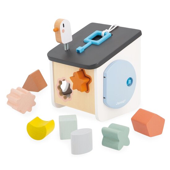 Janod Maison des formes oiseau Multicolore 