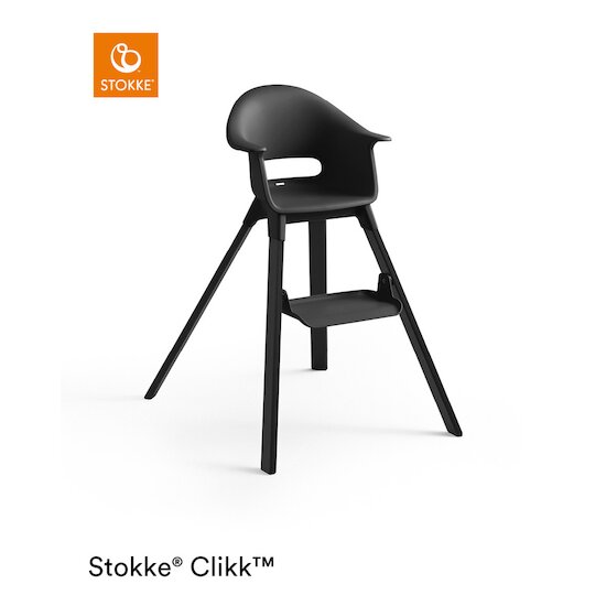 Stokke Chaise haute Clikk noir 