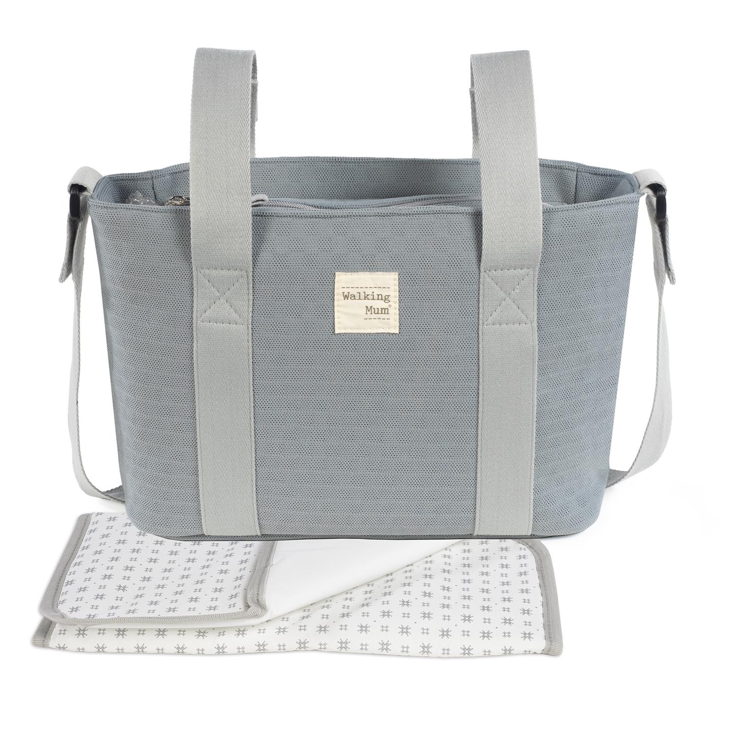 Walking Mum - Sac bandoulière à langer Eco Mum BLEU Walking Mum