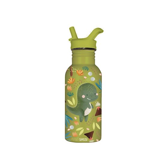 Sassi Junior Gourde en inox  Cracky The Dinosaur  500 ml 