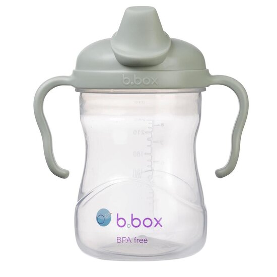 B.Box For Kids Tasse à bec en siliconne Sage 240 ml B.Box For Kids Tasse à bec en siliconne Sage 240 ml