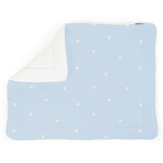 Childhome Tapis de parc mousseline Blue 