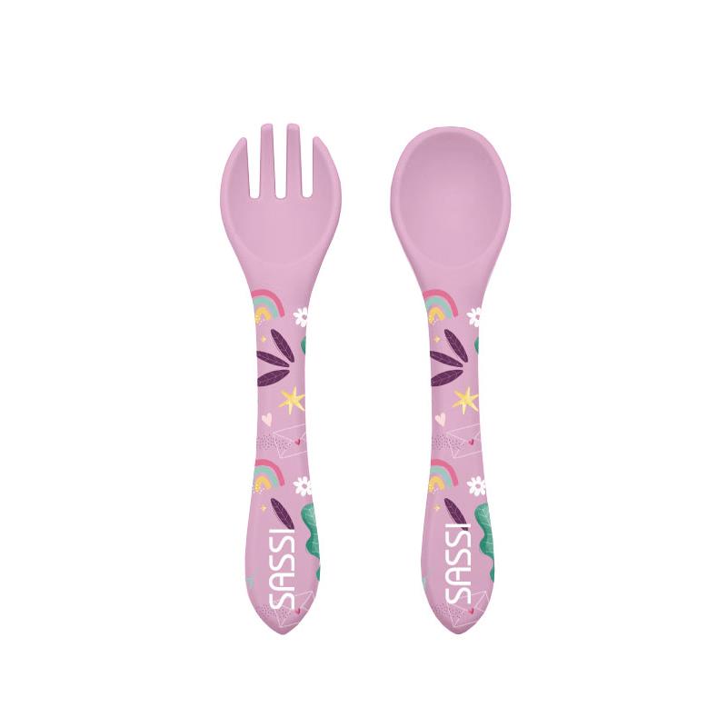 Cuillere et fourchette VIOLET Sassi Junior
