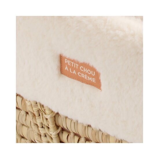 Sauthon Couffin et son habillage Petit Chou Ecru/Caramel  Sauthon Couffin et son habillage Petit Chou Ecru/Caramel