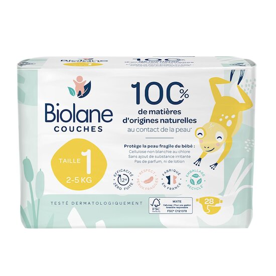 Biolane Couches Multicolore  Biolane Couches Multicolore