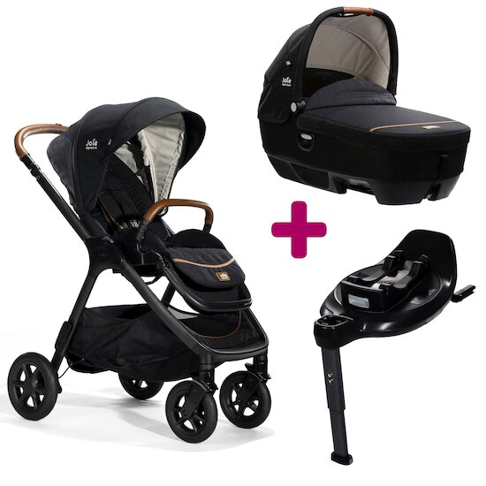 Pack poussette duo Léona 2 + pebble pro select grey + base familyfix 360  pro, Poussette polyvalente - pack duo de Maxi Cosi