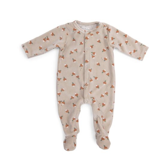 Moulin Roty Pyjama velours Radis 6 mois Moulin Roty Pyjama velours Radis 6 mois