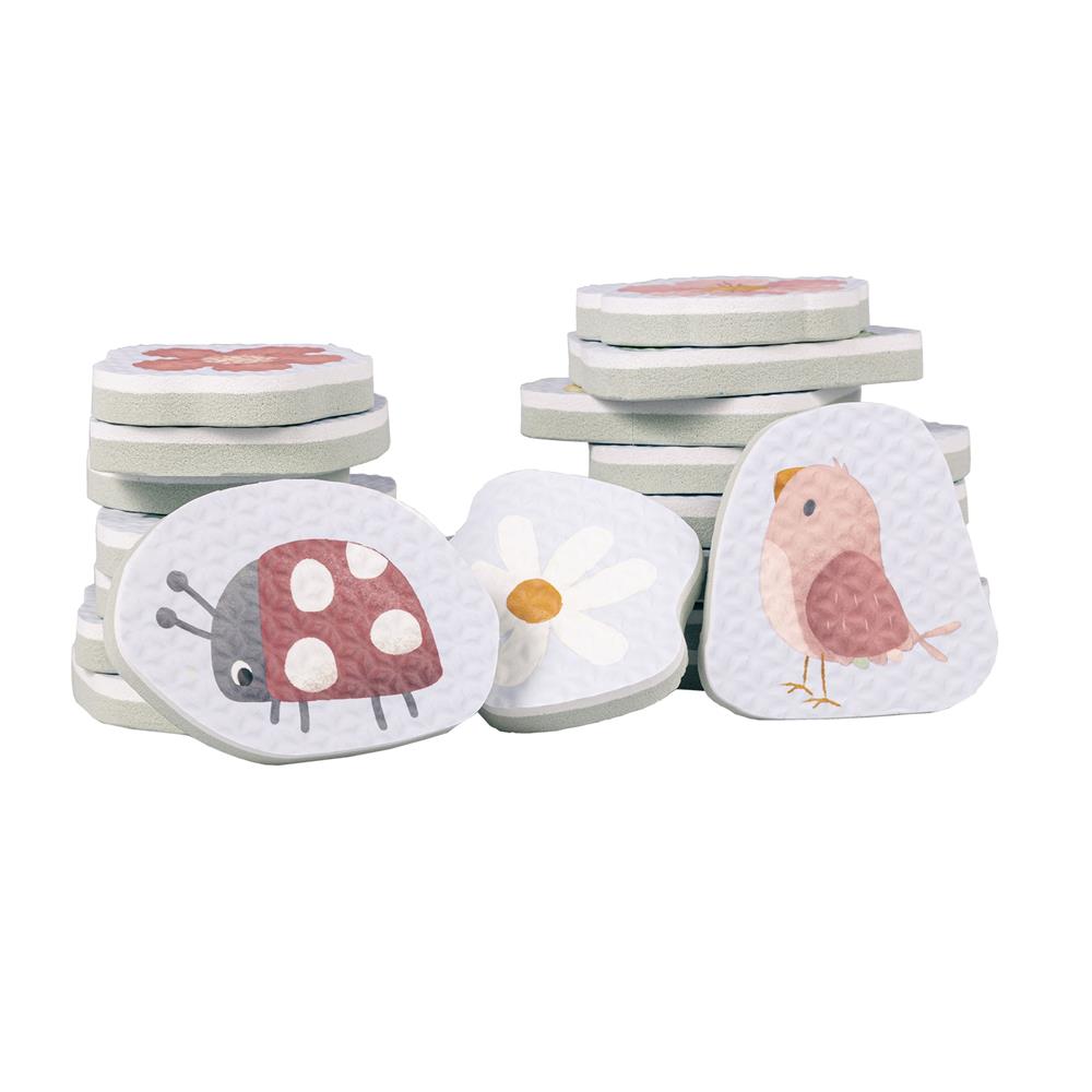LITTLE DUTCH - Stickers de bain en mousse ROSE Little Dutch