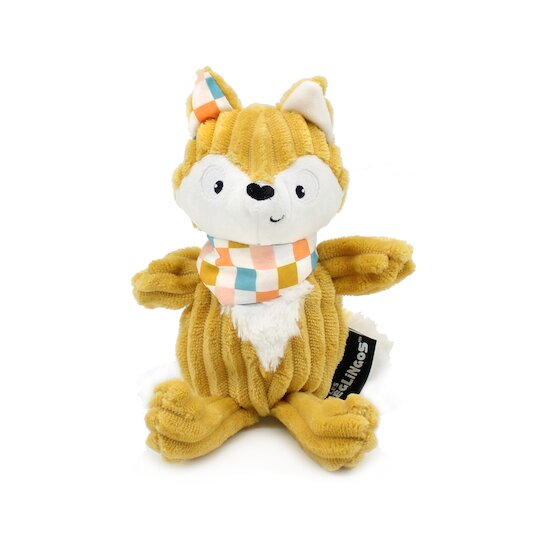 Les Déglingos Peluche Petit Simply Cyranos Le Renard Moutarde  Les Déglingos Peluche Petit Simply Cyranos Le Renard Moutarde