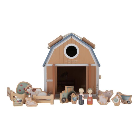 Little Dutch Maison de poupée en bois FSC Little Farm  Little Dutch Maison de poupée en bois FSC Little Farm