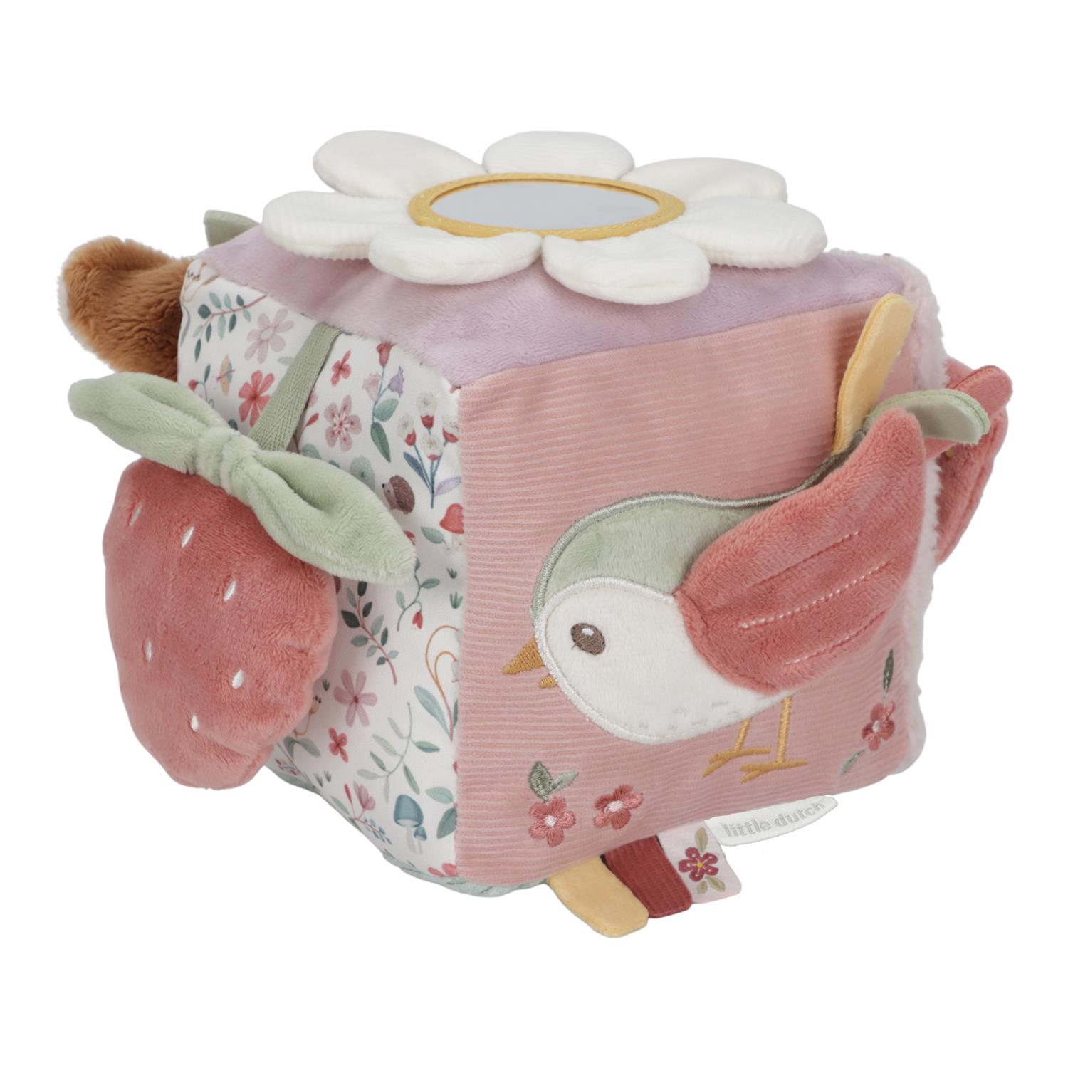 Cube d'activités soft MULTICOLORE Little Dutch