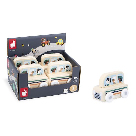 Janod Bus Cross Roads  Beige  Janod Bus Cross Roads  Beige