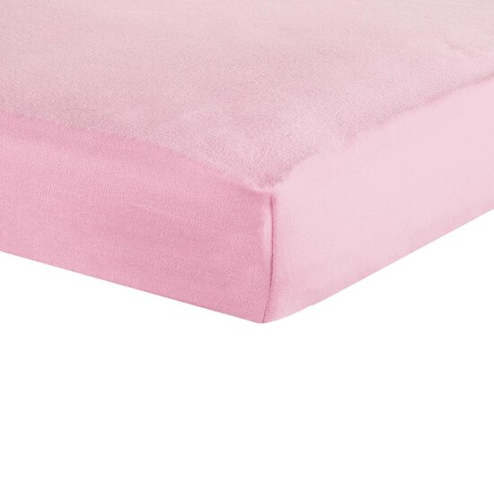 Trois Kilos Sept Drap housse Rose 60x120 cm