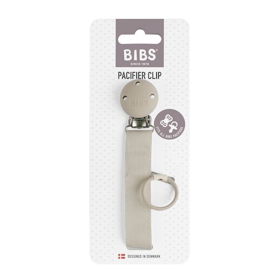 BIBS Attache Tétine Ribbon Sand 