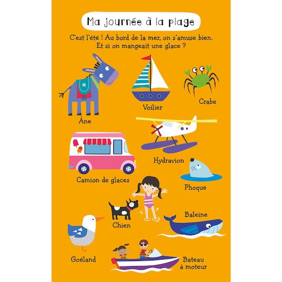 123 soleil Livre Mon premier cherche et trouve sonore ma journée Multicolore 