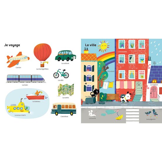 Auzou Livre Mes 100 mots pour découvrir le monde Multicolore  Auzou Livre Mes 100 mots pour découvrir le monde Multicolore