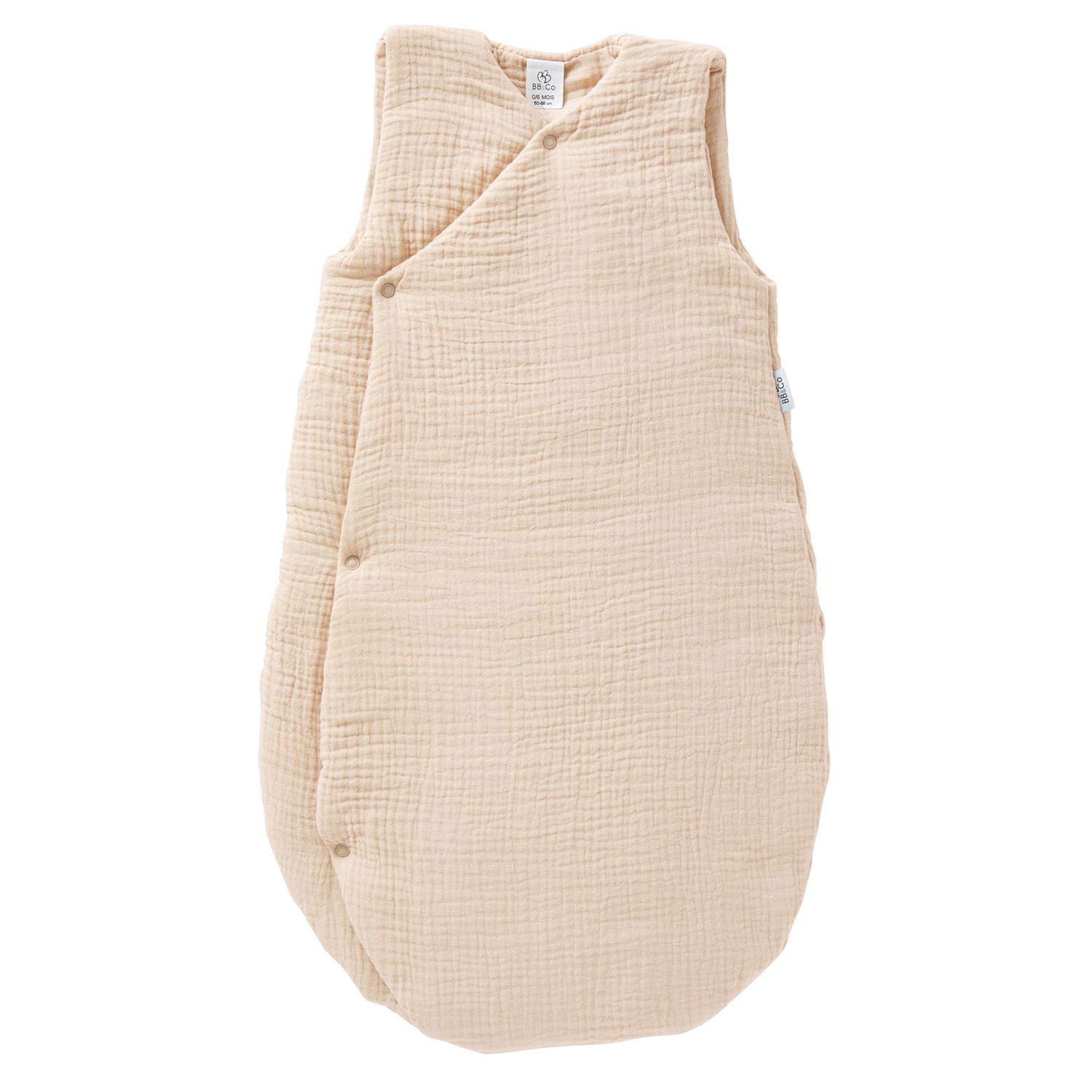 Gigoteuse ouatinée gaze forme kimono Mix&Match BEIGE BB&Co