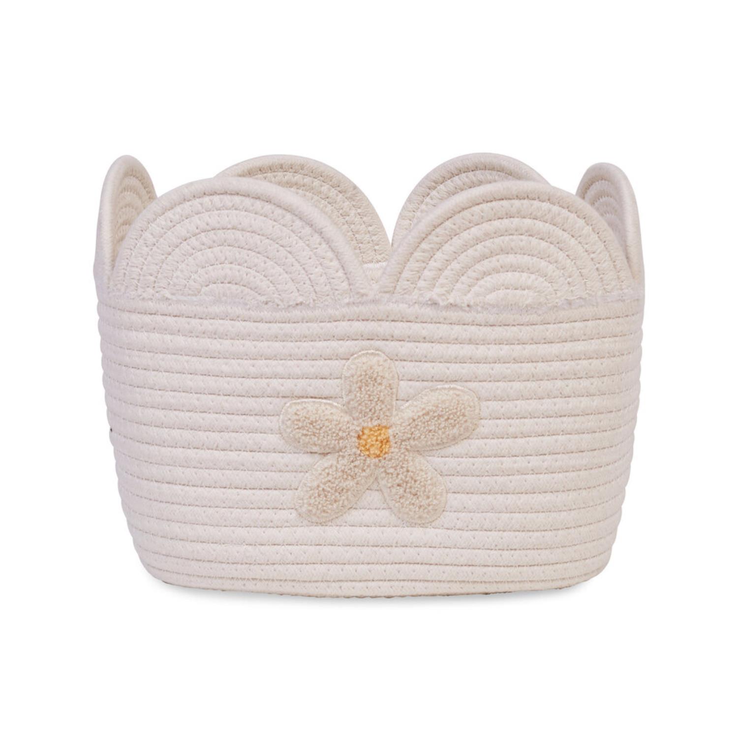 Childhome - Panier fleur BLANC Childhome