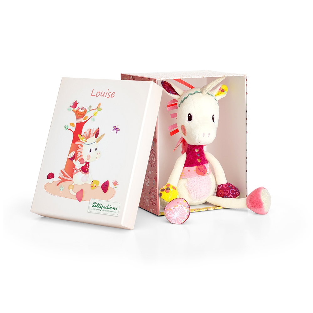 Louise Peluche Caline ROSE Lilliputiens