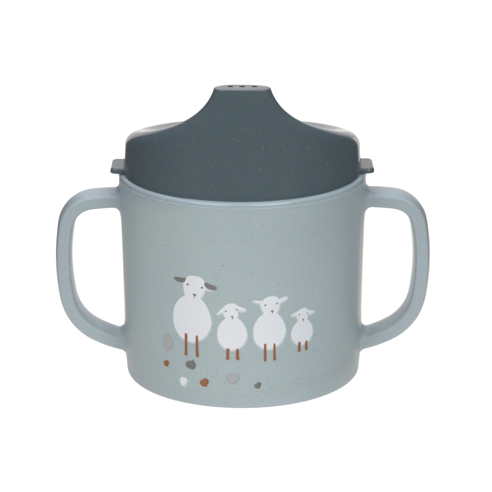 Lässig - Tasse d'apprentissage Tiny Farmer BLEU Lässig