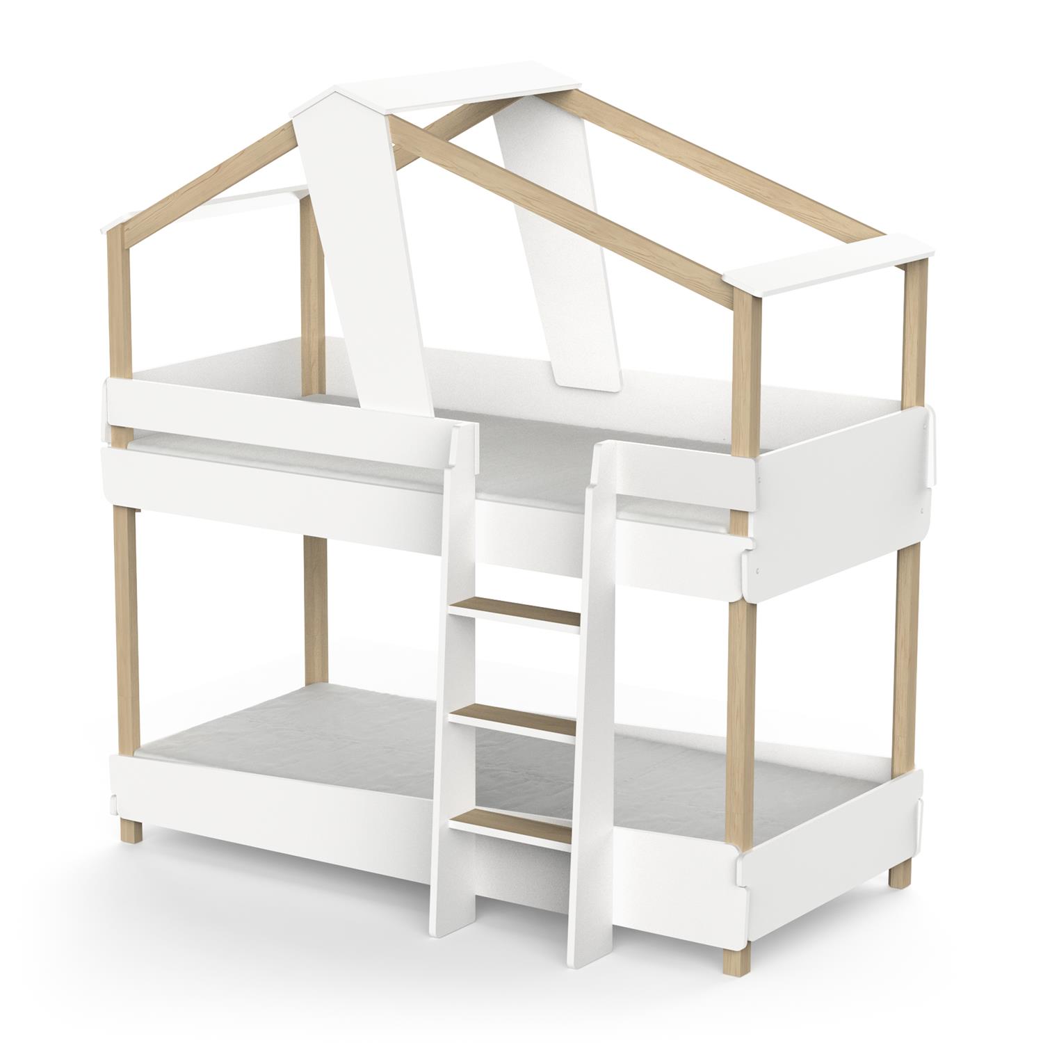 Demeyere - Lits cabane surperposés Timber BLANC Demeyere