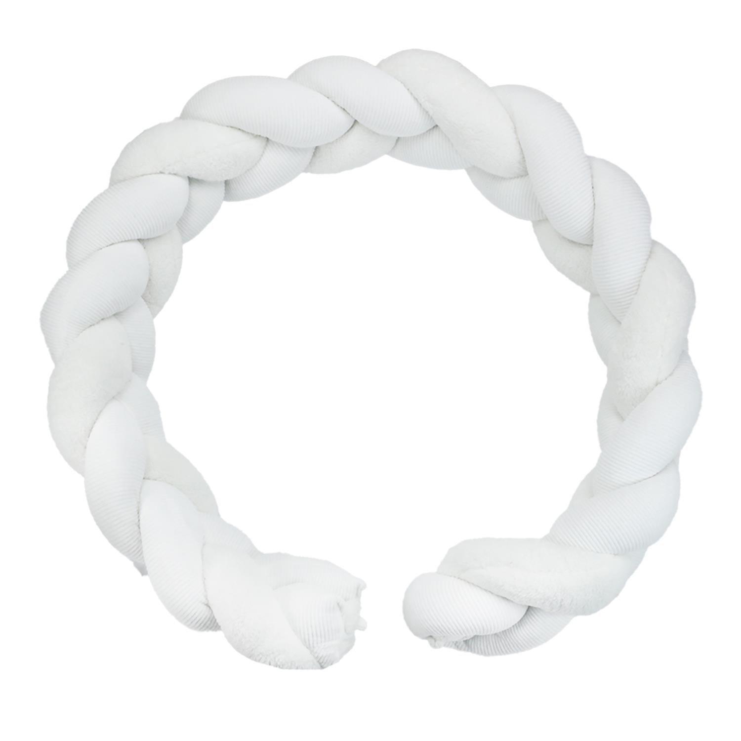 Trois Kilos Sept - Tresse decorative Wooly BLANC Trois Kilos Sept