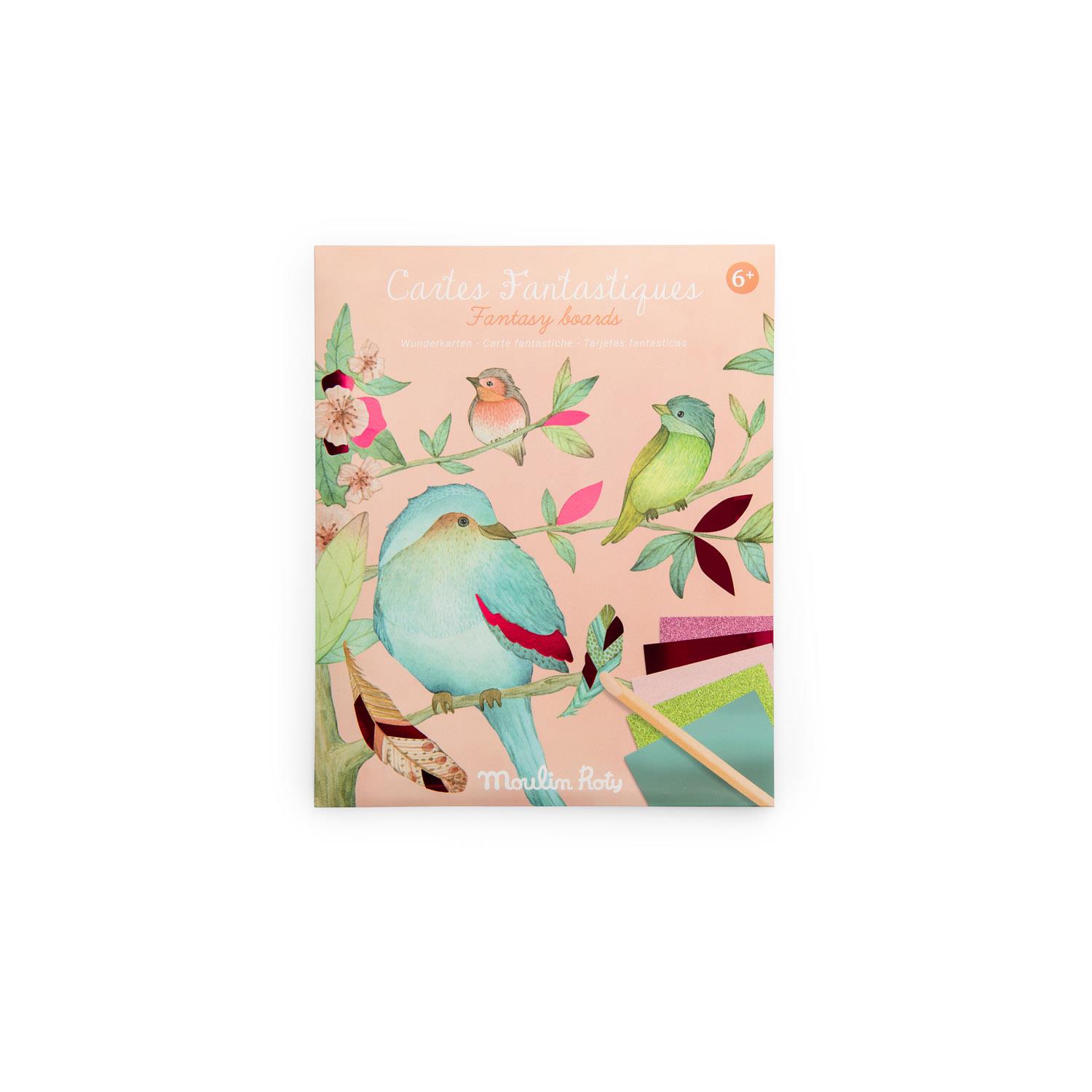 Cartes fantastiques Les Rosalies MULTICOLORE Moulin Roty