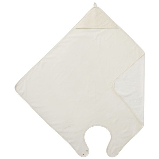 BB&Co Cape de bain Tablier en bambou Mousse De Lait 100x100 cm