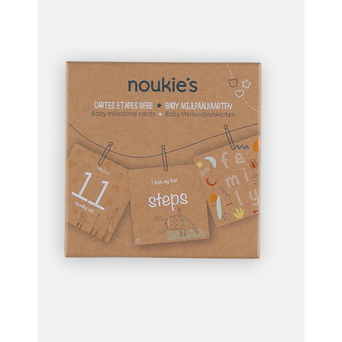 Cartes étapes de bébé (23 cartes) : Noukie's