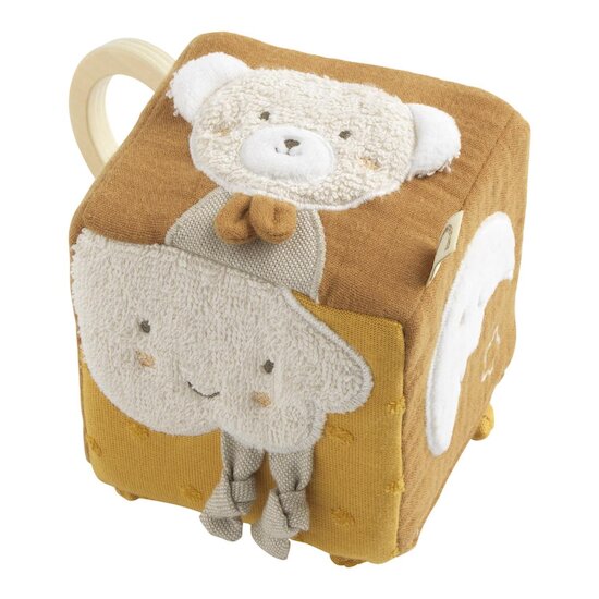 Sauthon Cube d'activités Petit Soleil Beige Chiné/Caramel/ocre 