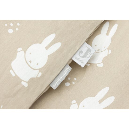 Jollein Housse de couette et taie Miffy Olive Green 100x140 cm Jollein Housse de couette et taie Miffy Olive Green 100x140 cm