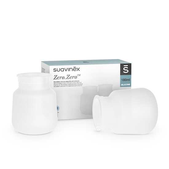 Suavinex Poches de rechange Biberon anti-colique blanc   Suavinex Poches de rechange Biberon anti-colique blanc