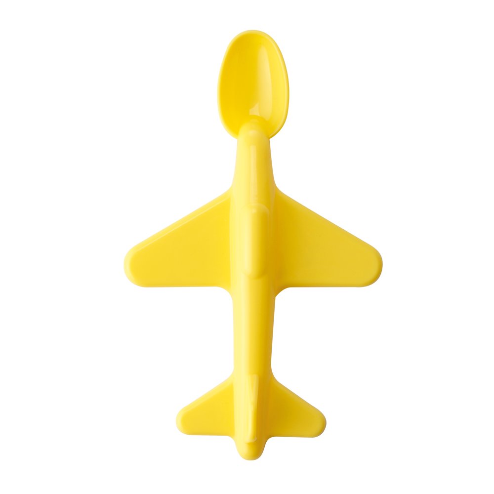 Cuillère Avion JAUNE Formula Baby