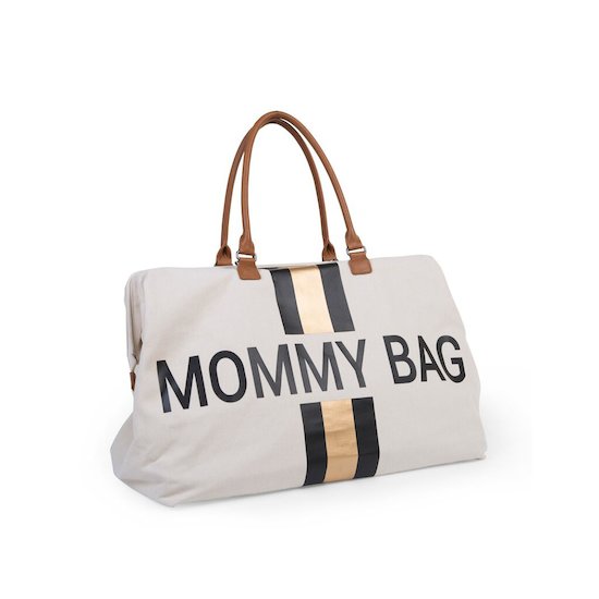 Childhome Sac à langer Mommy Bag Écru/Noir  Childhome Sac à langer Mommy Bag Écru/Noir
