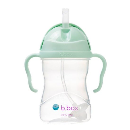 Bbox Tasse d'apprentissage avec système de paille pondérée qui bouge avec le liquide Pistachio 240 ml - 6 mois +