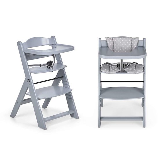 MS Innovaciones Chaise haute évolutive Gris/Gris 6 mois+ MS Innovaciones Chaise haute évolutive Gris/Gris 6 mois+