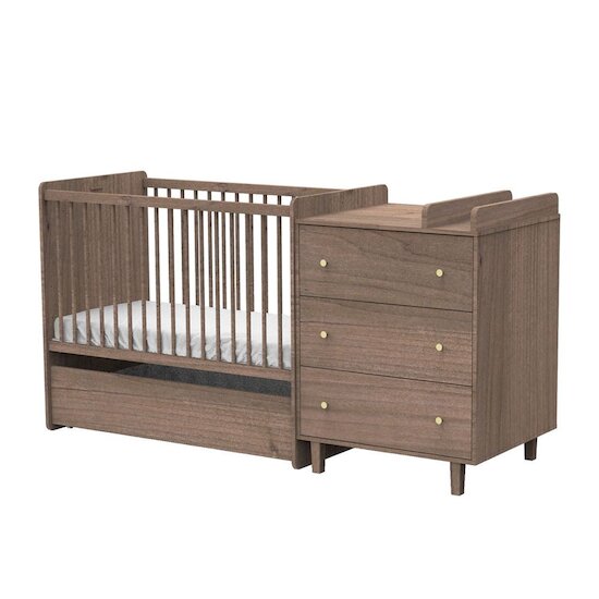 Sauthon Tiroir sur roulette pour LCT Jazzy Bois Chocolat  Sauthon Tiroir sur roulette pour LCT Jazzy Bois Chocolat