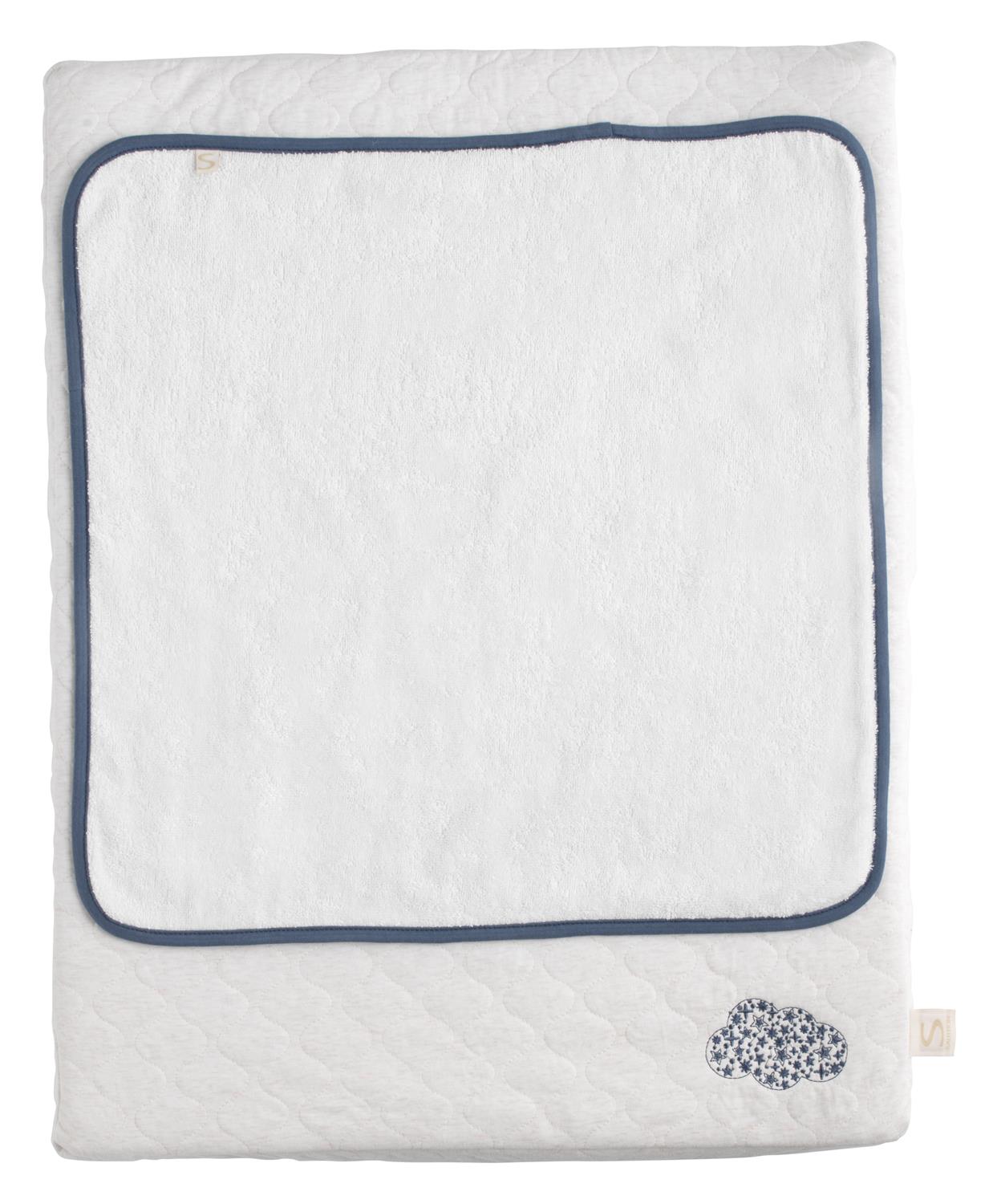 Matelas à langer + Serviette Petit Nuage BEIGE Sauthon