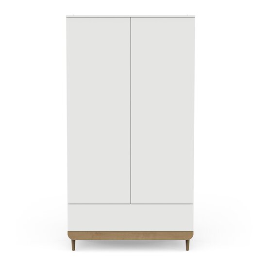 Demeyere Armoire 2 portes 1 tirroir Scandinave Hamilton Oak / White  Demeyere Armoire 2 portes 1 tirroir Scandinave Hamilton Oak / White
