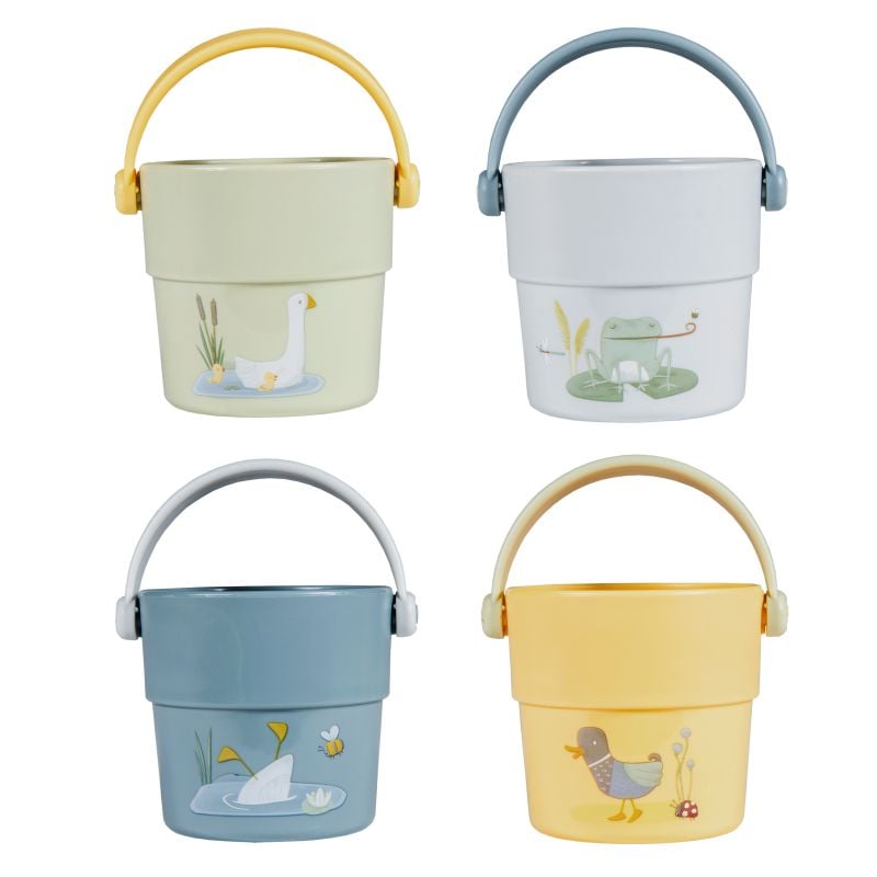 Lot de 4 gobelets de bain VERT Little Dutch