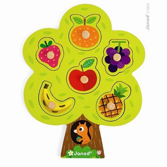 Janod Puzzle Arbre Gourmand   Janod Puzzle Arbre Gourmand
